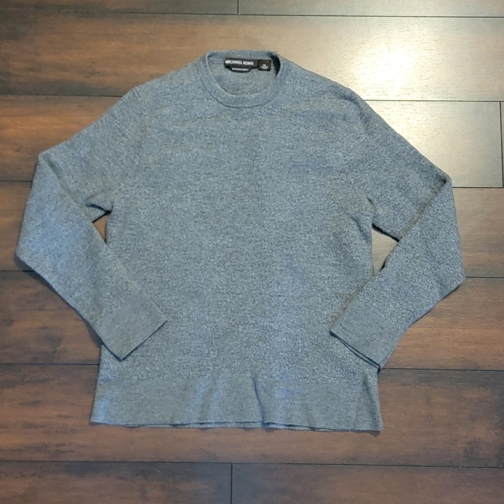 Michael Kors Youth 100% Merino Wool Gray Sweater